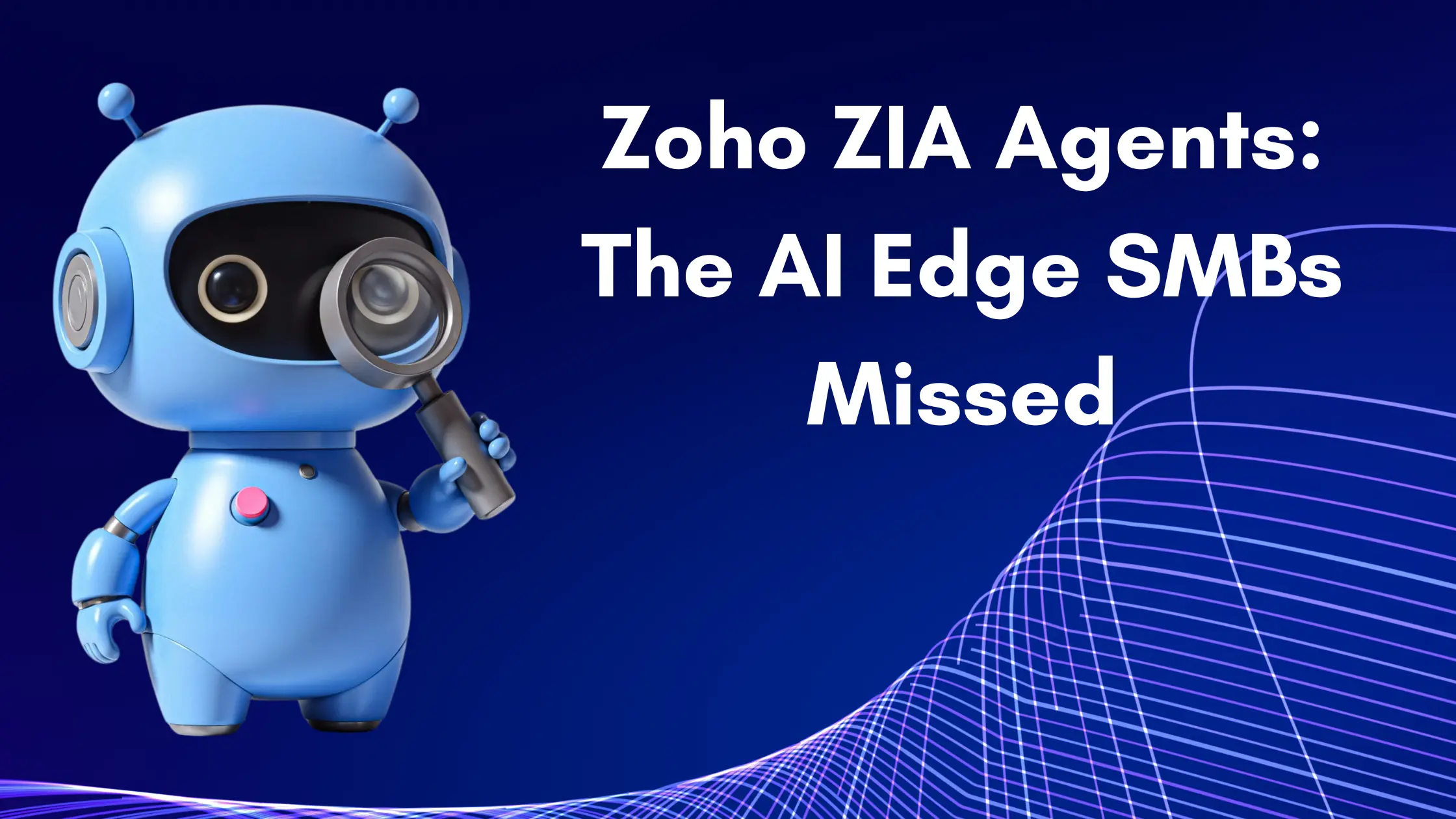 Zoho ZIA Agent dashboard automating tasks for Perth SMBs