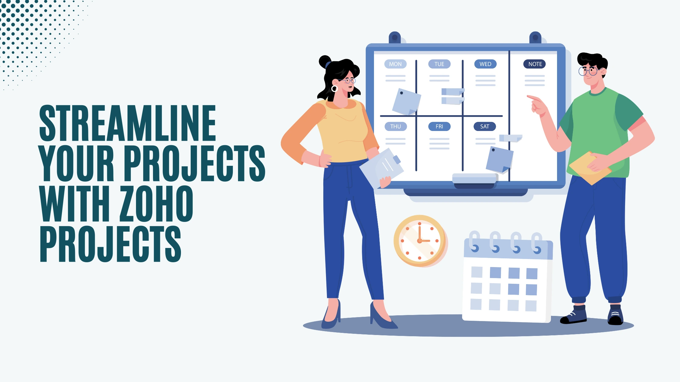 key-features-zoho-projects-enhance-management A visual representation of a project timeline and task management using Zoho Projects.